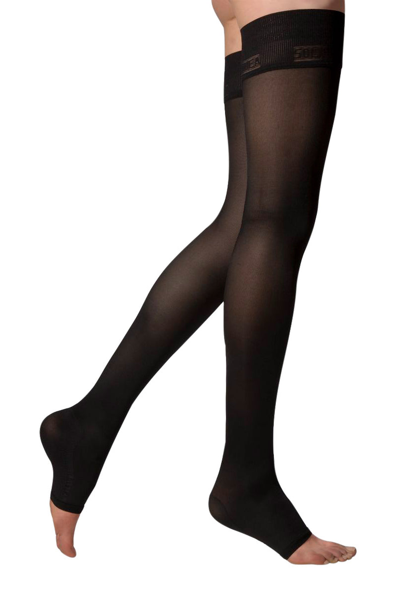Legluxe | Solidea Catherine CCL2 Open Toe Compression thigh high