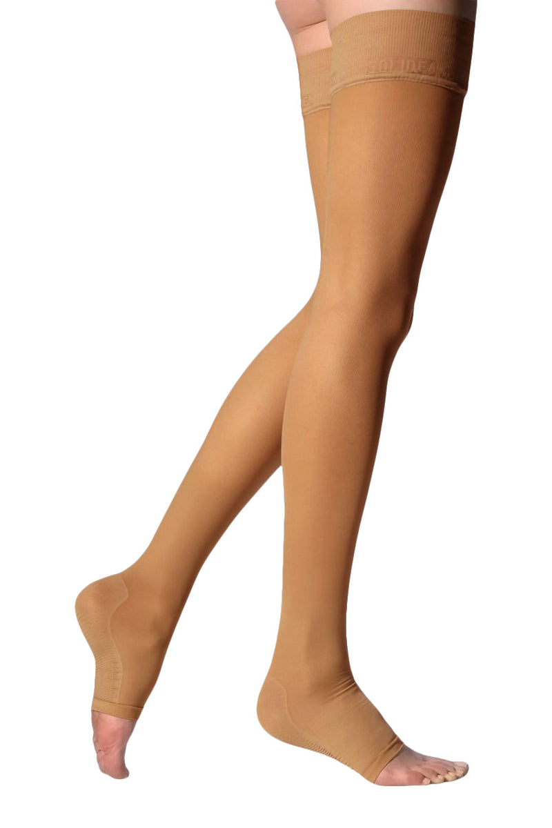 Marilyn CCL2 Open Toe Compression Thigh Highs – Legluxe